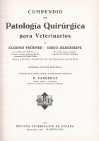 Compendio de patología quirúrgica para veterinarios